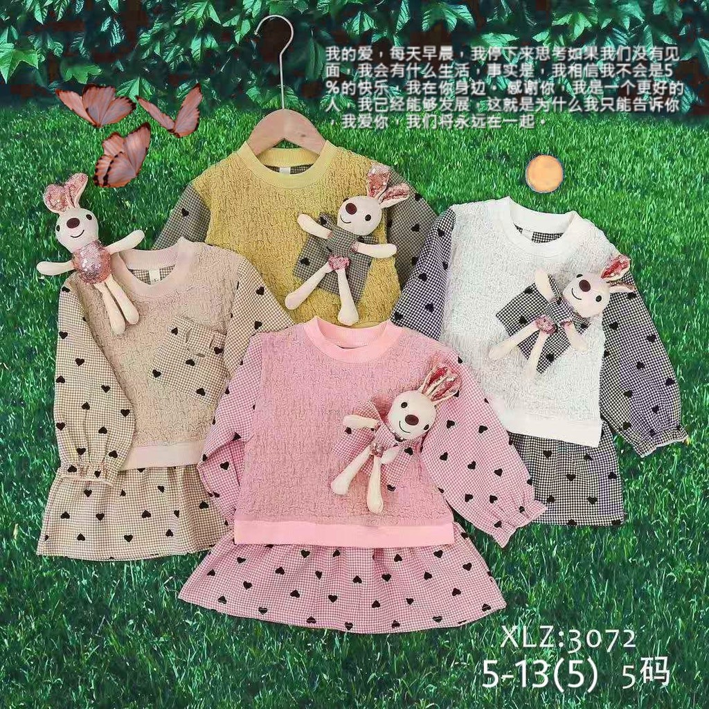 Blus Anak Perempuan Cewe Import Polkadot