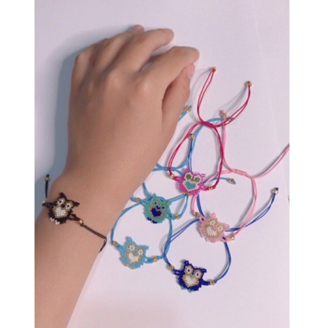 Owl Bracelet - Gelang Tali Manik