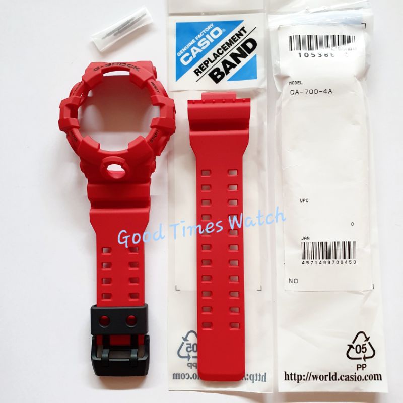PAKET STRAP BEZEL G-SHOCK GA-700-4A GA 700 CASIO ORIGINAL