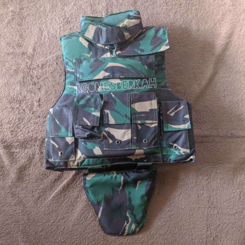 TACTICAL VEST ARMY/ROMPI ANTI PELURU LORENG JATAH TNI
