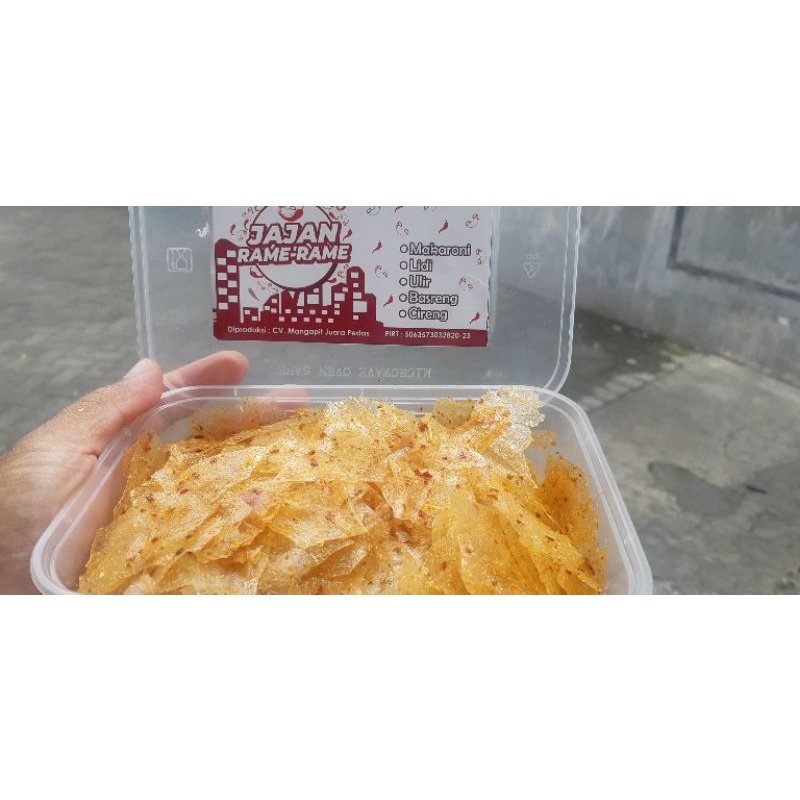 

Kripik Kaca / Kripca /Sawargi JajanRamerame Box 100gr