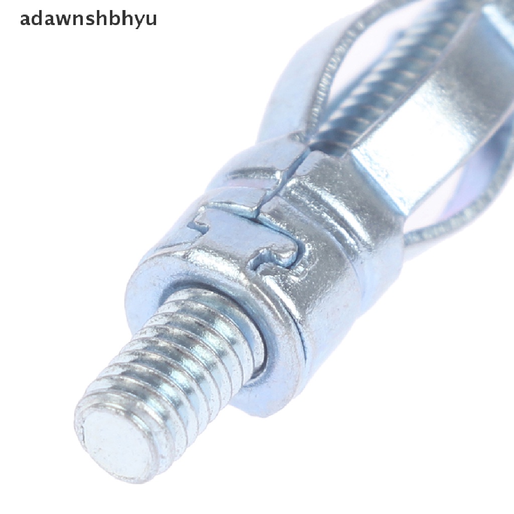 Adawnshbhyu 10Pcs M4 Berongga Dinding Metal Anchor Kit Eternit Drywall Cavity Plug Dowel