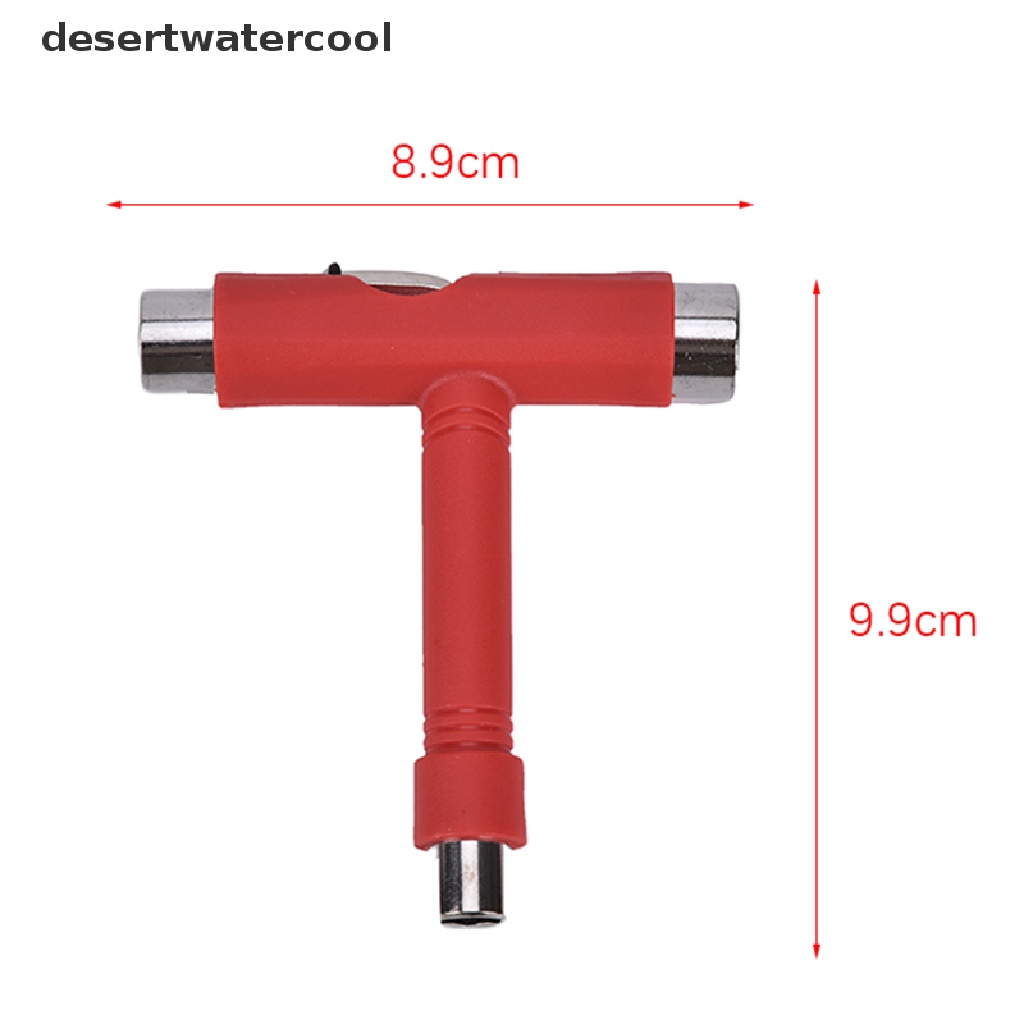 Deid 1pc T-Tool Mini Multifungsi Untuk Skateboard / Skuter