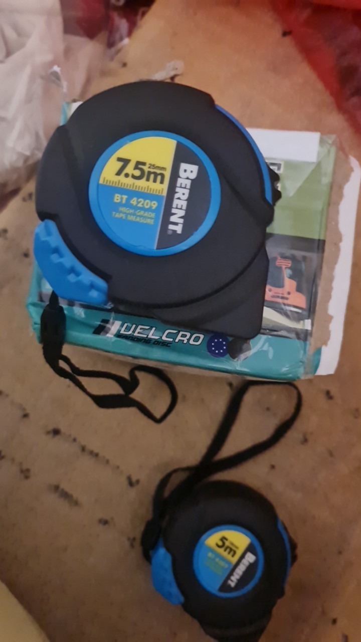 Berent Measuring Tape (meteran) 3, 5, 7.5, 10 Meter Alat Ukur Industri / Pertukangan