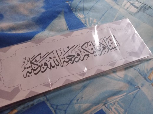 Hiasan Dinding Gantungan Shabbychic Salam Dekorasi Rumah Vintage