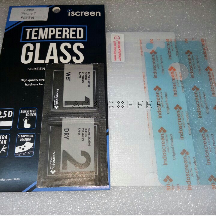 Tempered glass iPhone 8 7 tempered glass iScreen bening