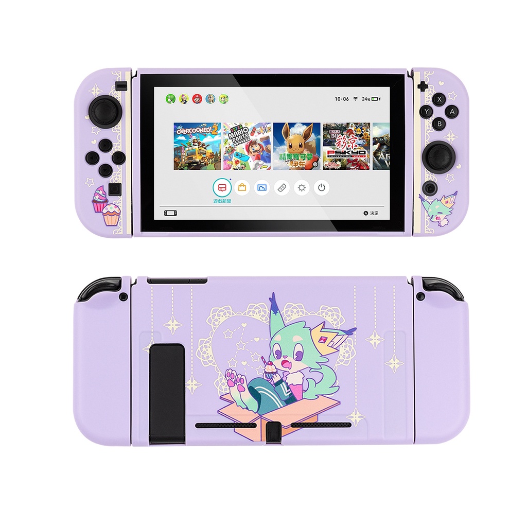 Geekshare Soft Case Silikon TPU Cover Proteksi Konsol Game Nintendo Switch V1 V2