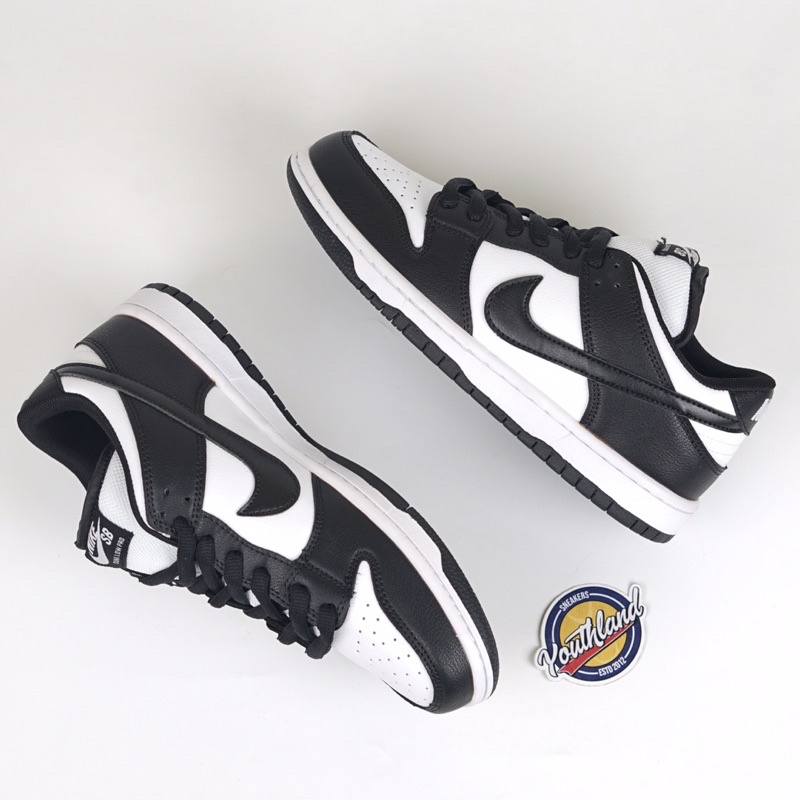 low dunk black white