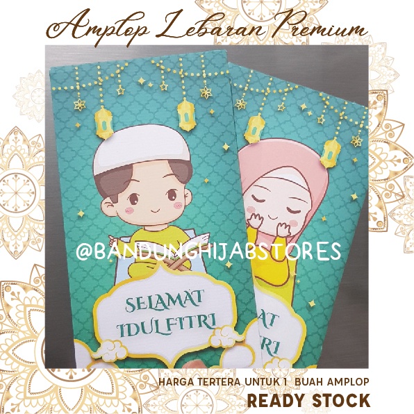 

AMPLOP LEBARAN PREMIUM - boy girl - anak - bahan premium - fancy paper bertekstur - luxury - doff - BANDUNG - idul fitri - angpau - angpao - envelope - eid fitr mubarak - hampers - parcel - uang - lucu - karakter - laki perempuan - kids - texture - paper