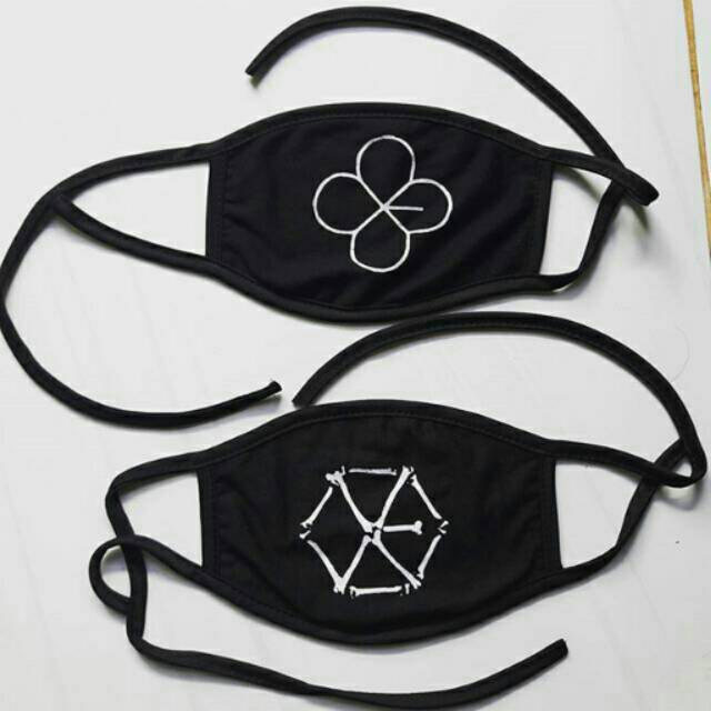 Masker mulut kpop exo monster dan lucky one