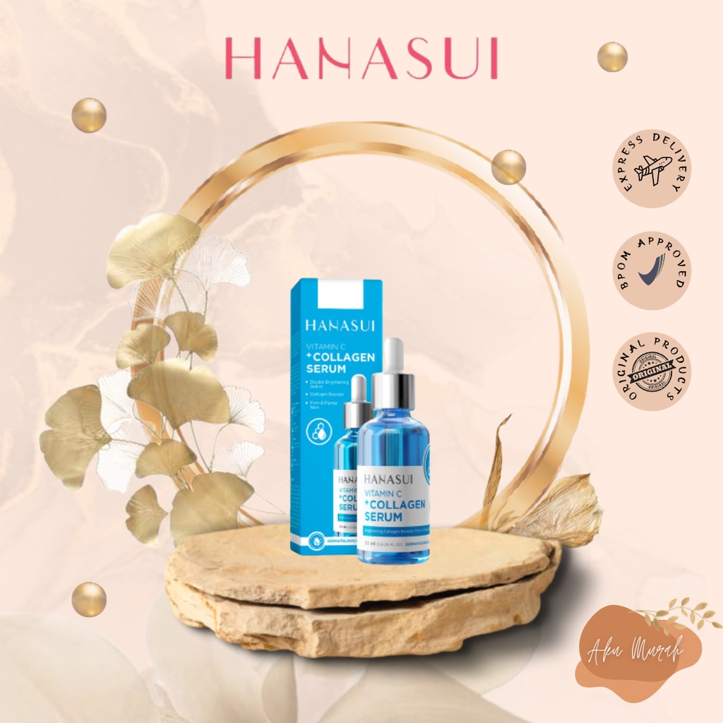 ✨ AKU MURAH ✨HANASUI Serum Vitamin C + Collagen Jaya Mandiri / BPOM NA18161900405