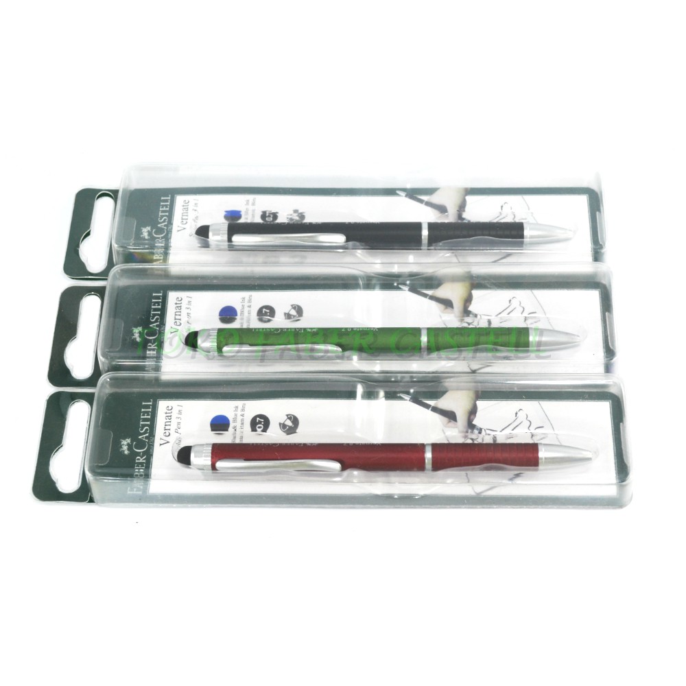 

Pulpen Stylus Faber Castell / Pen Vernate Smartphone Ballpoint / Ukuran 0.7 MM