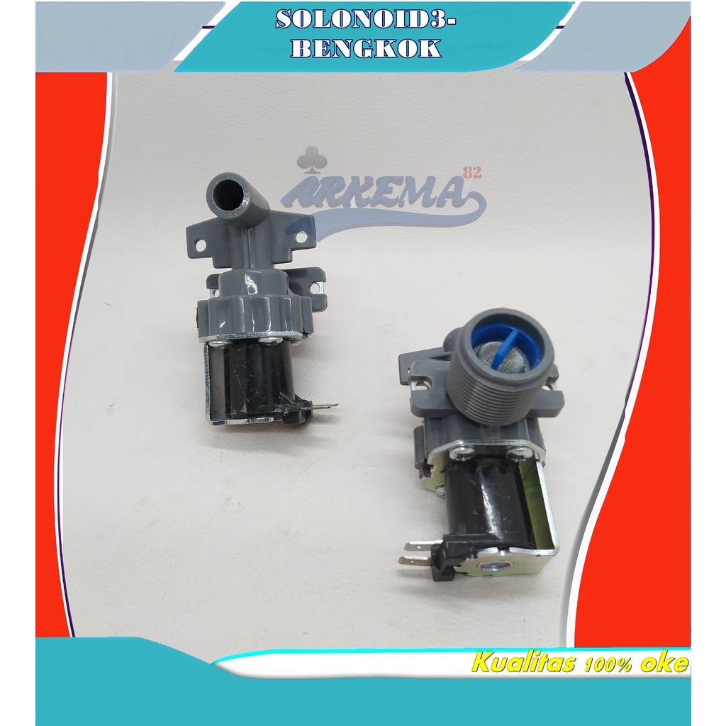 SLONOID MESIN MESIN CUCI L | SELENOID MOTOR WATER INLET VALVE MESIN CUCI 1 TABUNG TOP LOADING LG DLL