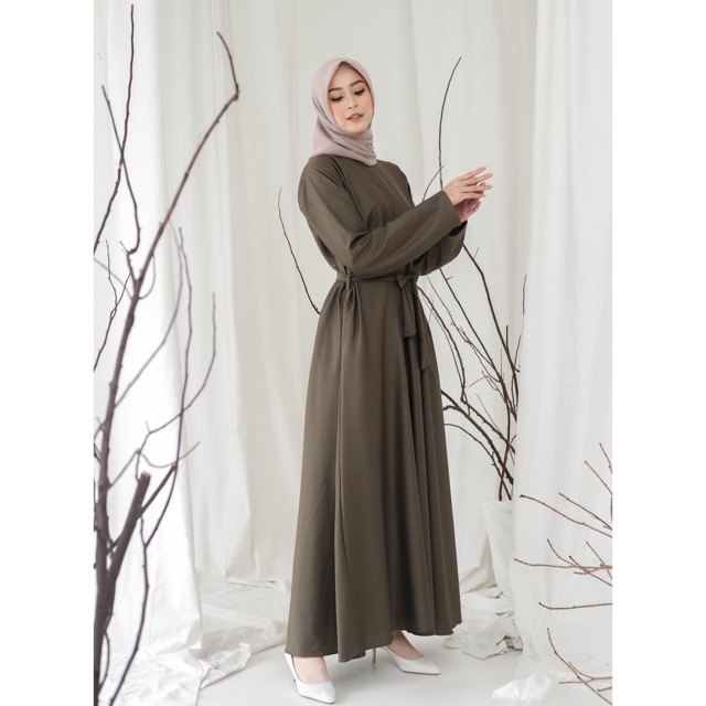 Simply Dress - Mareeyam Official - Gamis Polos - Maxy Muslim Bigsize Toyobo