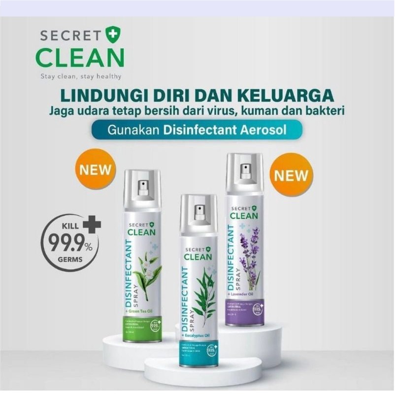 (BOSS) SECRET CLEAN Disinfectant Spray Eucalyptus - Herborist Eucalyptus Disinfectant Spray 200 ml