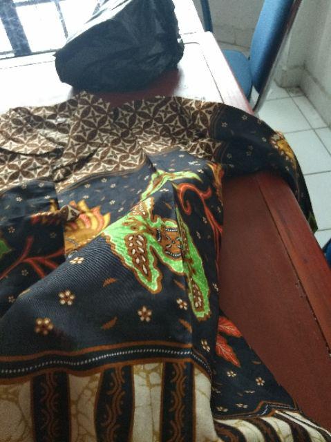 Tunik Batik Kode 504 Kancing Depan Krah Dk Tangan 7/8 Bhn Katun Batik Mataram By Ratoe Modern