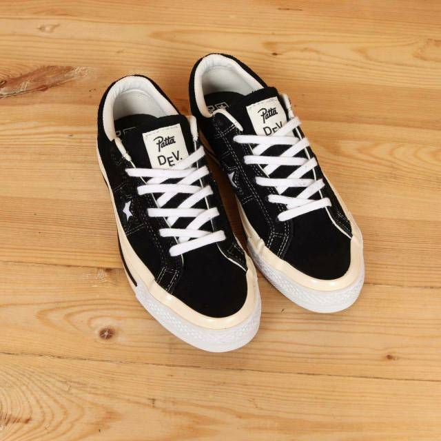 CONVERSE ONE STAR X PATTA DEVIATION BLACK / WHITE