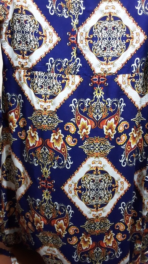 ( Promo ) Gamis Batik Bahan Katun Rayon Seleting Lengan Panjang