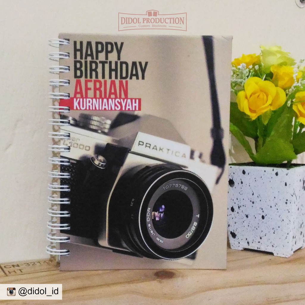 

Notebook A6 Vintage Camera (Notebook Custom)