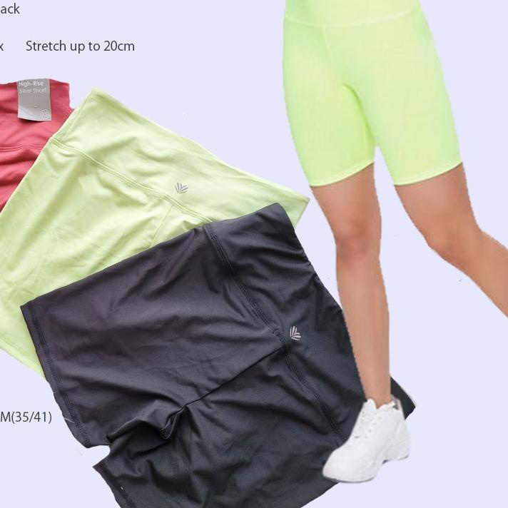 ○ CELANA SEPEDA WANITA FOREVER21 FVR HIGHRISE BIKER SHORTS ♣