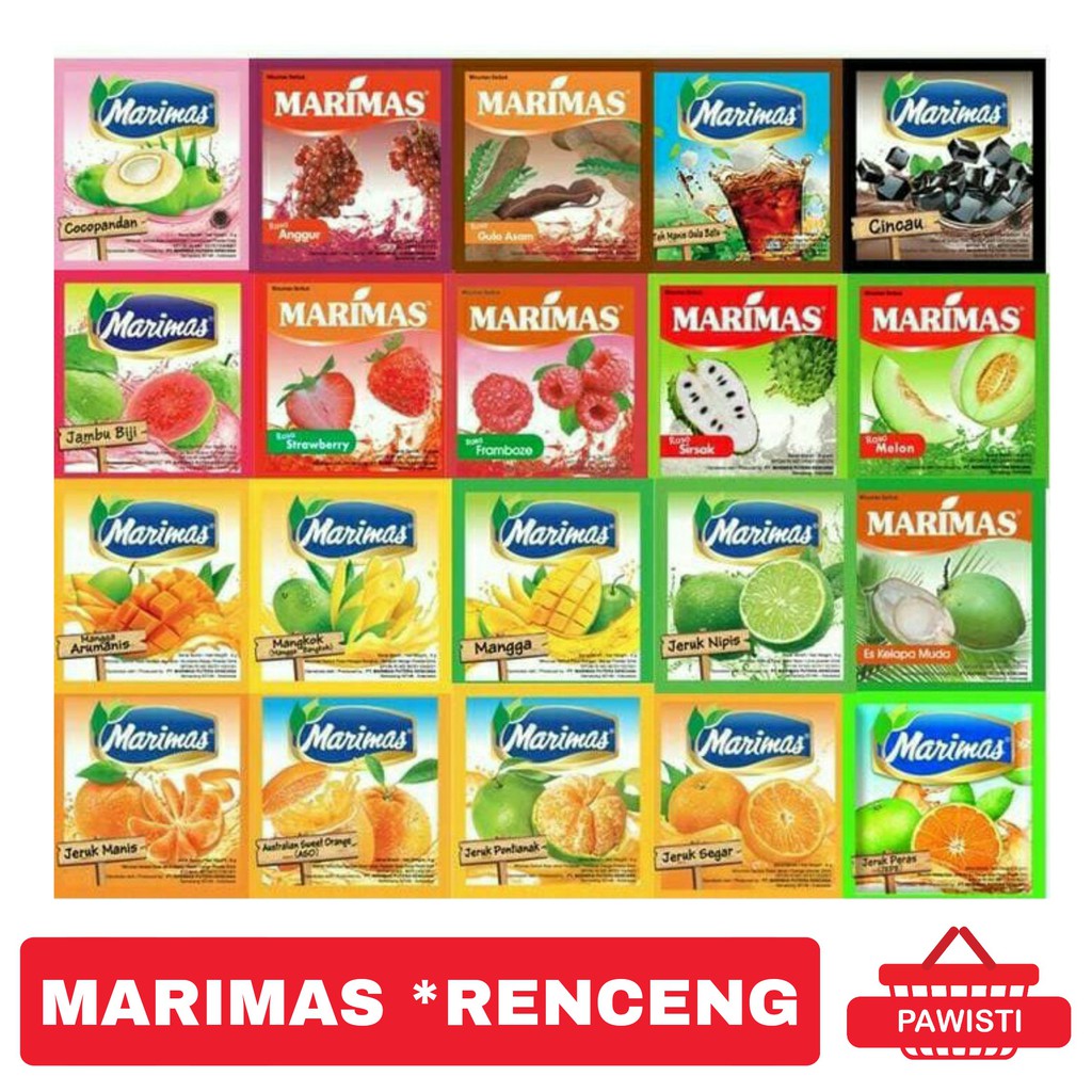 Jual Marimas All Varian Renceng Isi 10 Sachet Shopee Indonesia