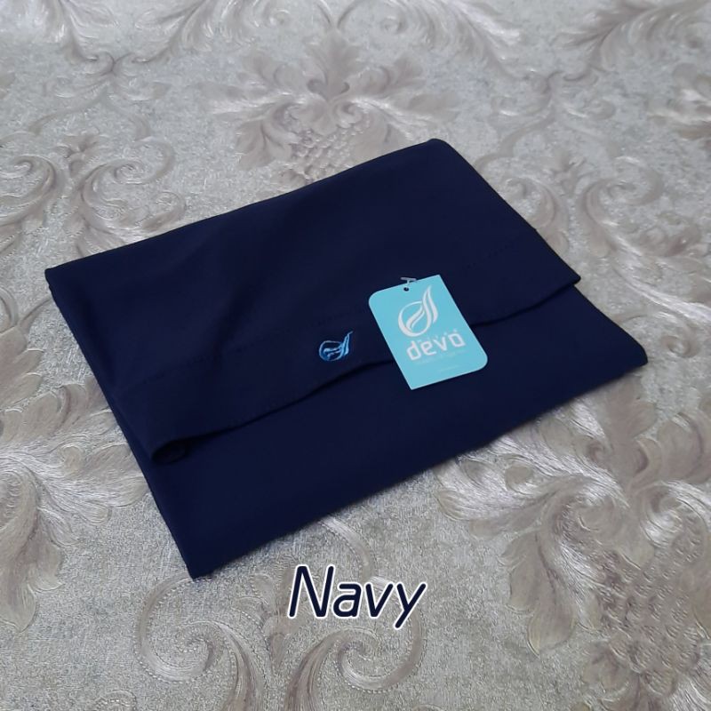 Hijab instan bergo malay | Jersey premium by:devohijab original-NAVY. BM