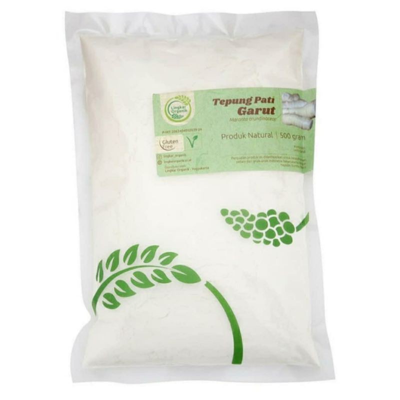 

Lingkar Organik Tepung Pati Garut 500gr