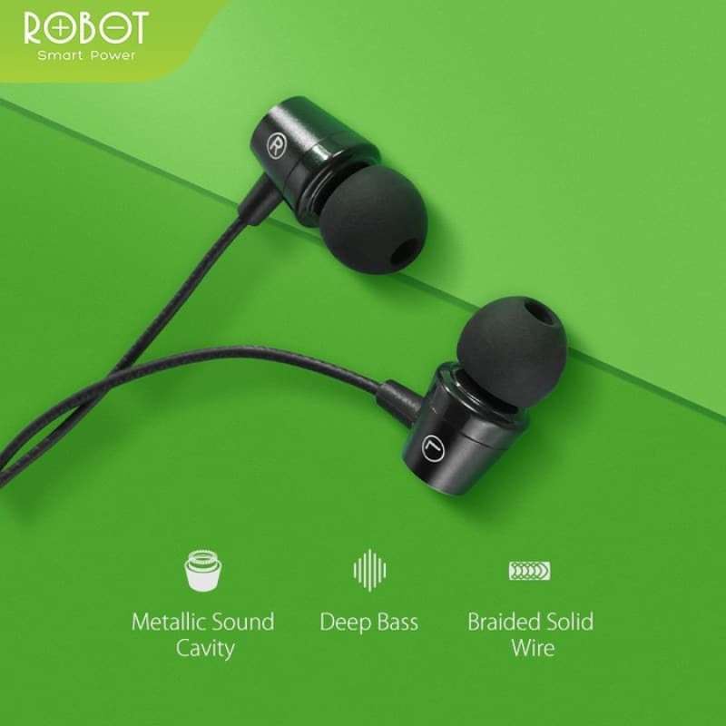 HEADSET ROBOT RE-101S ORIGINAL / HEADSET / EARPHONE / HANDSFREE