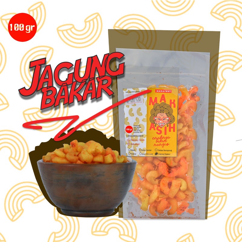 

Kemasan 100 gr Makaroni Mak Asih Camilan Enak Rasa Jagung Bakar