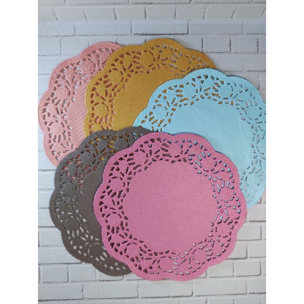 

10 pcs Paper Doilies Warna