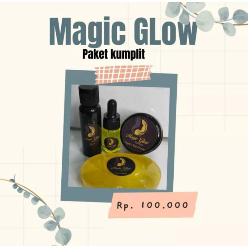 SKINCARE MAGIC GLOW/PAKET KUMPLIT MAGIC GLOW