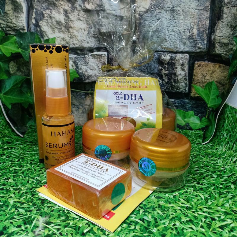 Paket[cream DHA gold & cream gold Hanasui