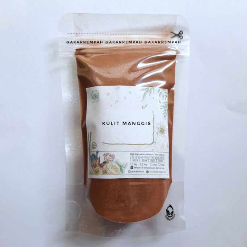 

Akarrempah Kulit Manggis Bubuk Murni / Mangosteen Powder / Teh Kulit Manggis Serbuk isikeranjangmu