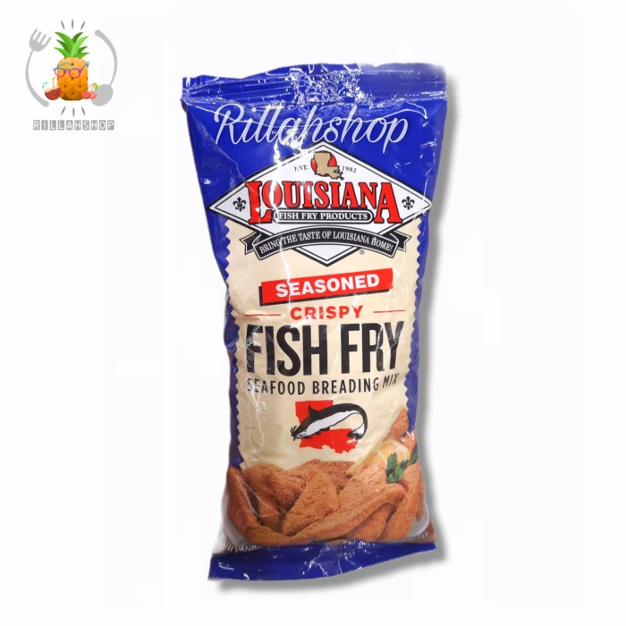 

Lousiana Fish Fry Seasoned | Tepung Instan (283g)