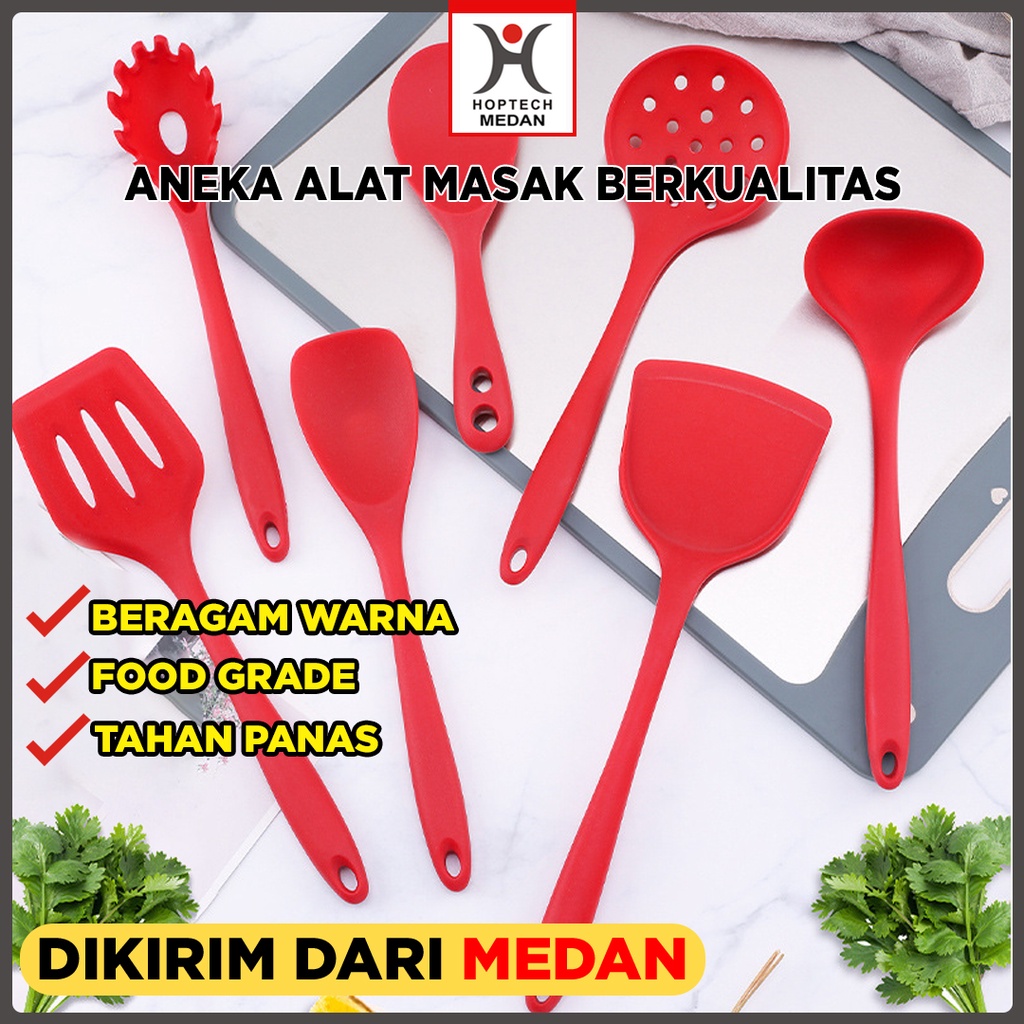 Spatula Masak || Sutil Scrap Kocokan Silicone/Silikon || FOODGRADE