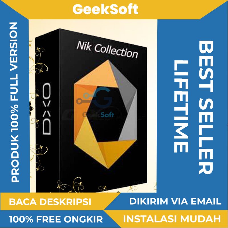 [FULL VERISON] Nik Collection by DxO 3 Plugin - GARANSI AKTIVASI