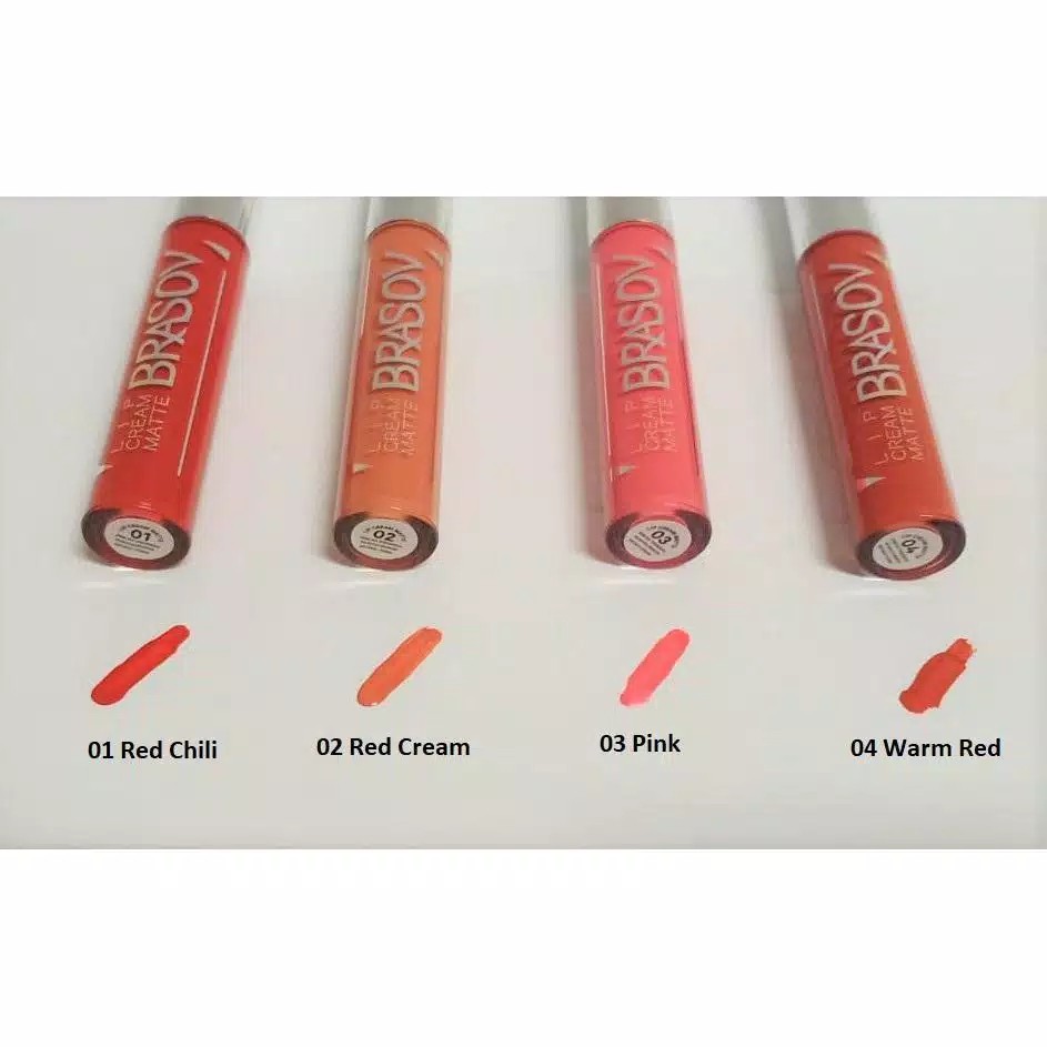 BRASOV Fresh &amp; Long Lasting Matte Lip Cream [BPOM]