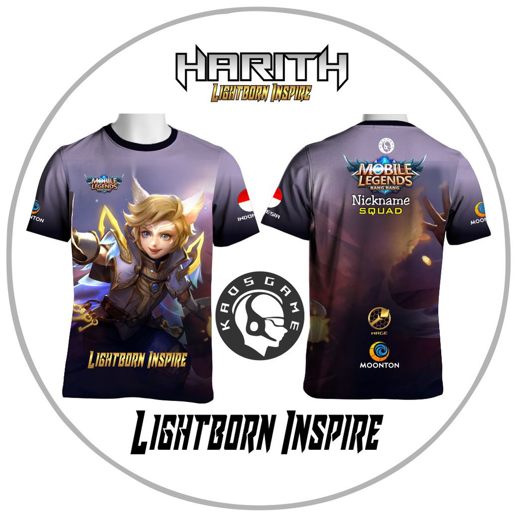 Kaos Mobile Legends HARITH | Skin Lengkap