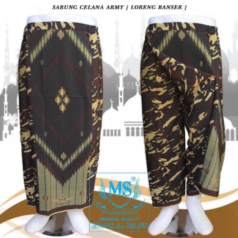 SARUNG CELANA ARMY [ LORENG BANSER ]