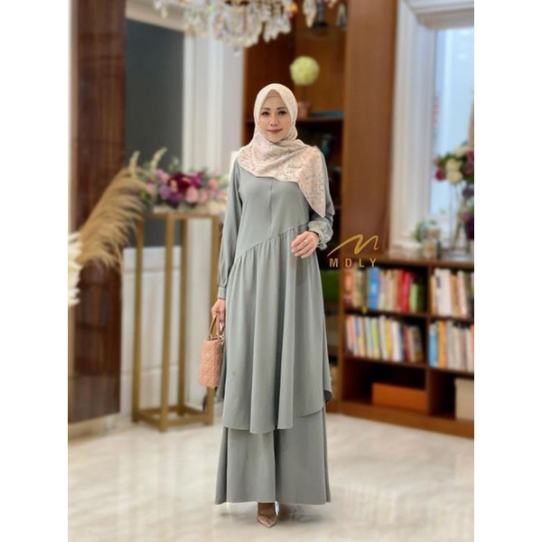 GAMIS DRESS WANITA TERBARU DIORA DRESS BY MDLY