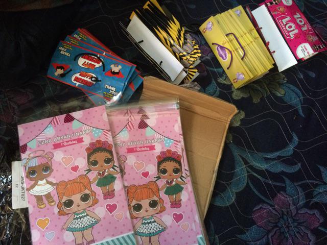 Plastik Snack / Plastik Snack Ulang Tahun Custom Karakter Superman Kids