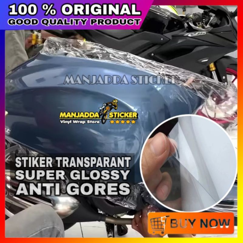 Sticker Transparan Anti Gores Skotlet Motor Untuk Melindungi Body