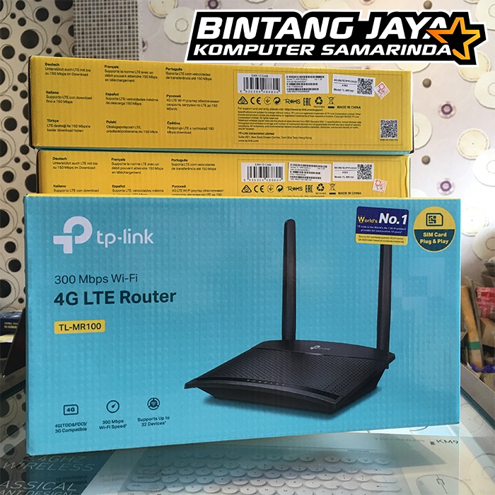 TP-LINK WIFI Router 4G LTE 300 Mbps TL-MR100