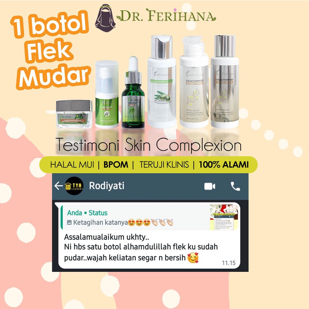 Paket Pencerah 5 Malam Skin Complexion Brightening with Olive(4 pcs)