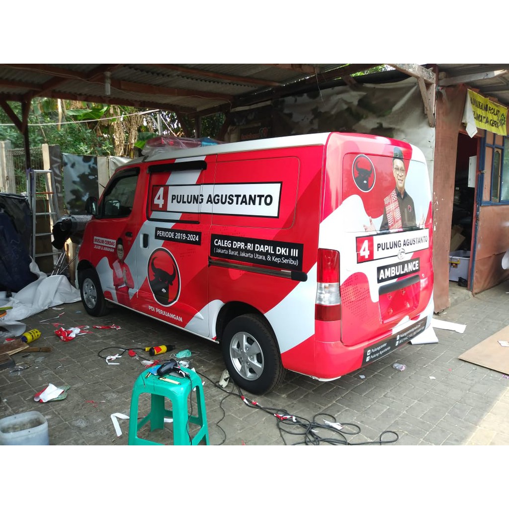 Car Branding Sticker Promo ( BRANDING MOBIL )