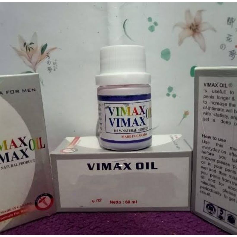 VIMAX OIL - Alternatif Penambah Ukuran + Durasi Vimax Asli Original Import Canada RESMI
