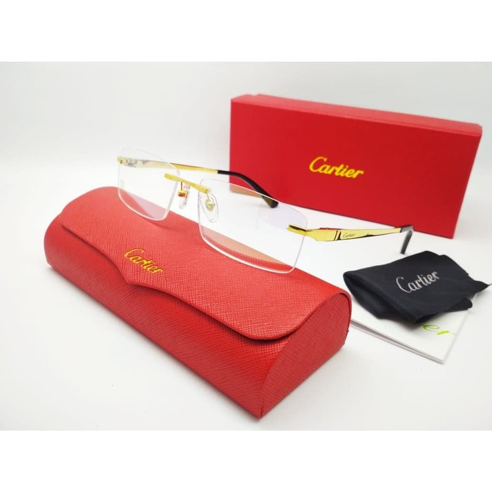 Frame Kacamata C*RTIER TITANIUM 8201036 Gold