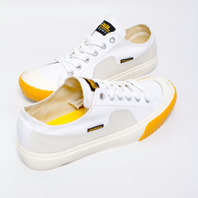 Sepatu Sneakers Raingel Soka 2 All white asli Original Sepatu Cowok /Cewek