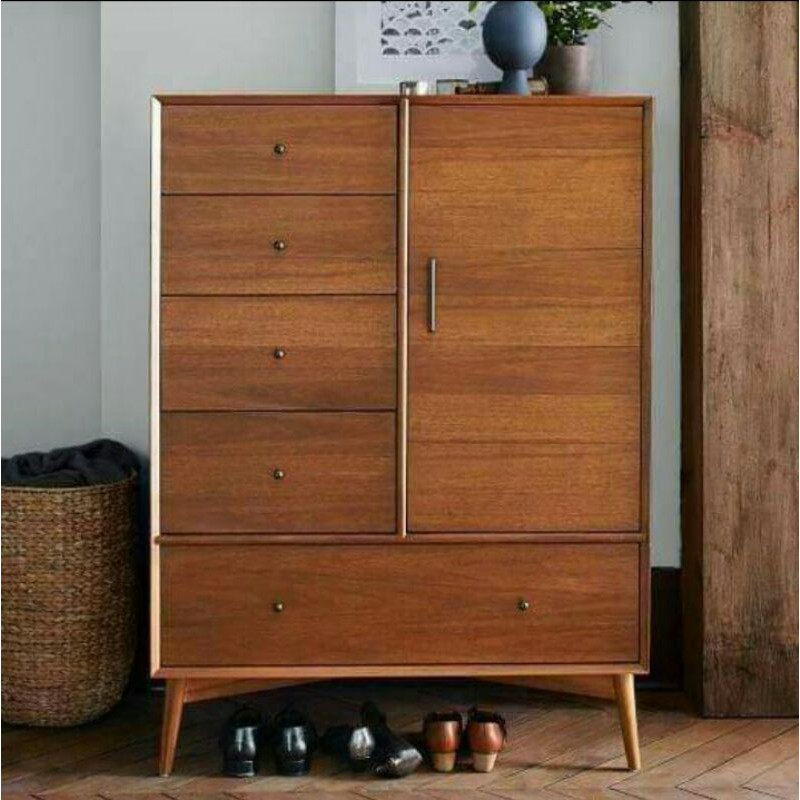 kabinet. drawer. lemari anak. lemari sepatu kayu jati