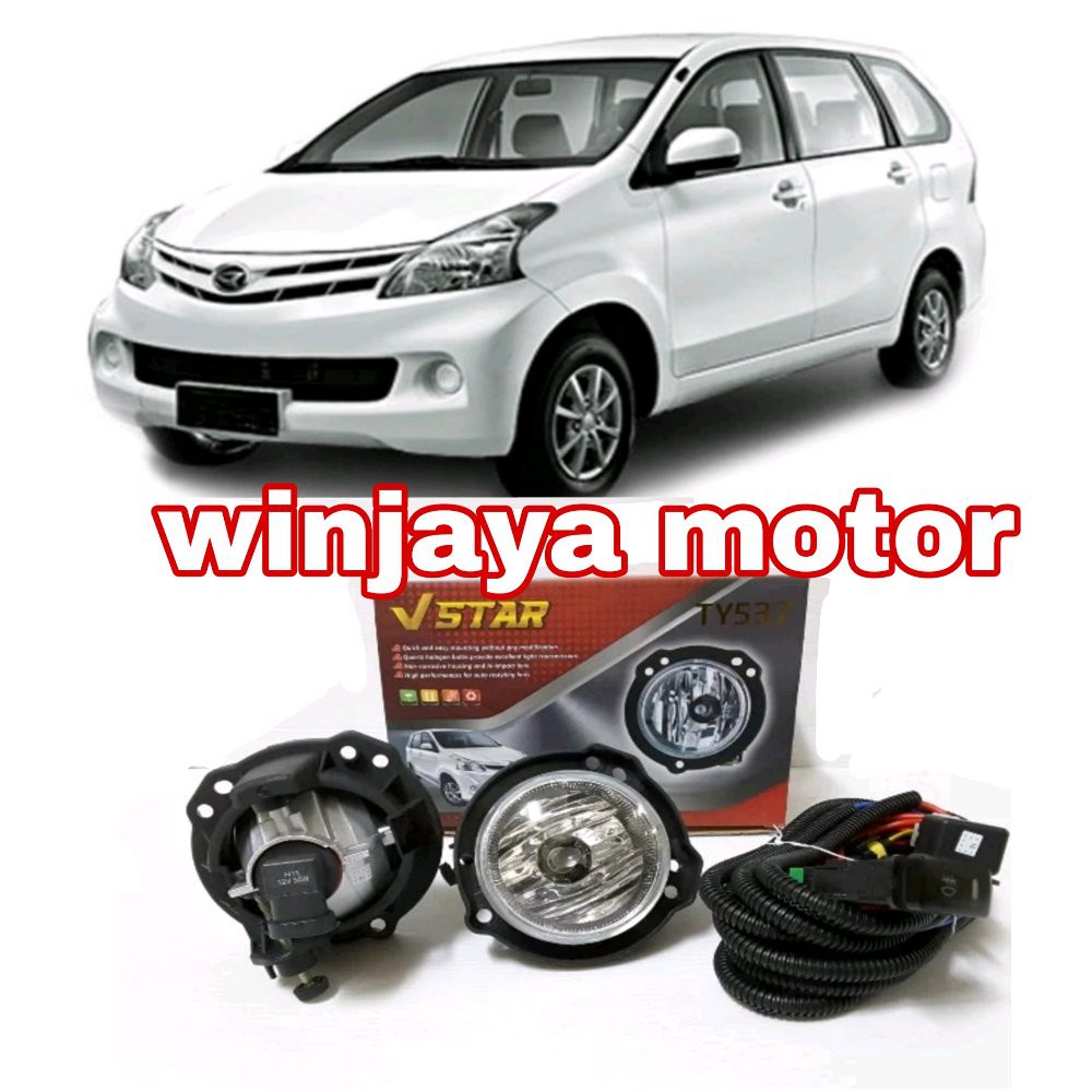 Foglamp Fog Lamp All New Avanza Velos 2012 2013 2014 Kaca Vstar Shopee Indonesia